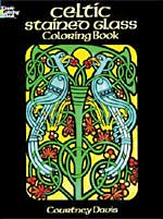 Celtic Stained Glass Coloring Book